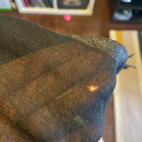 Marc Jacobs Lightweight Scarf in Black & Silver - Picture 2 of 8